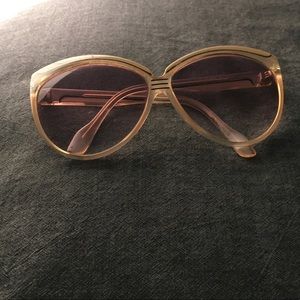 Balenciaga vintage rose colored sunglasses sunnies